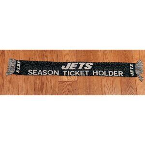 New‎ York Jets Season Ticket Holder Scarf NFL EUC